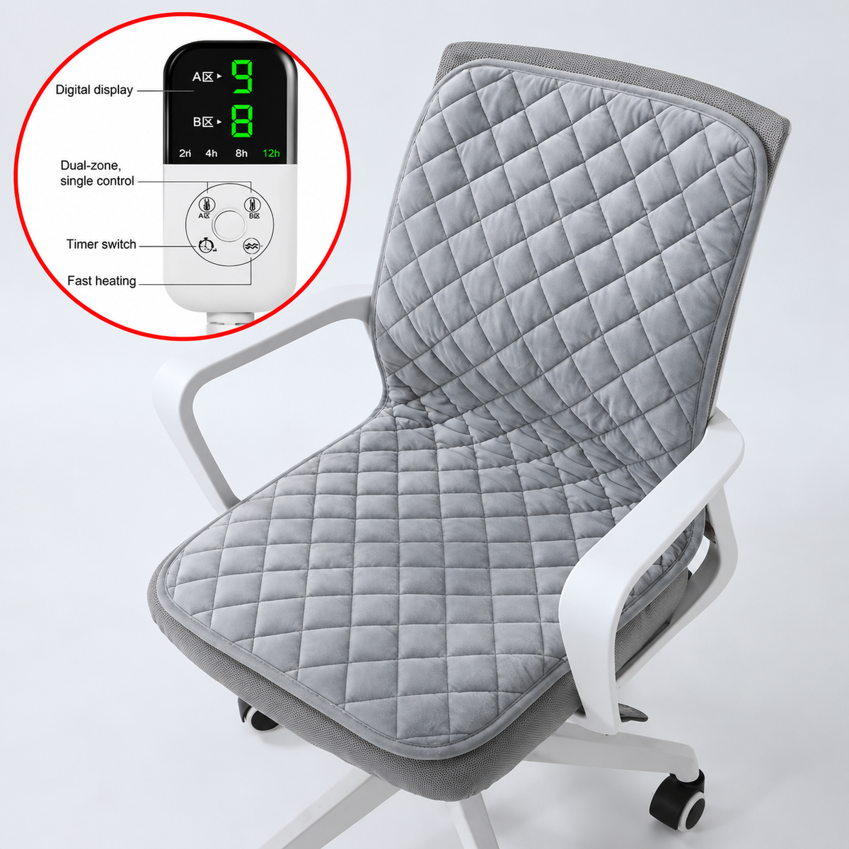 Wishly - Heated Office Chair Pad